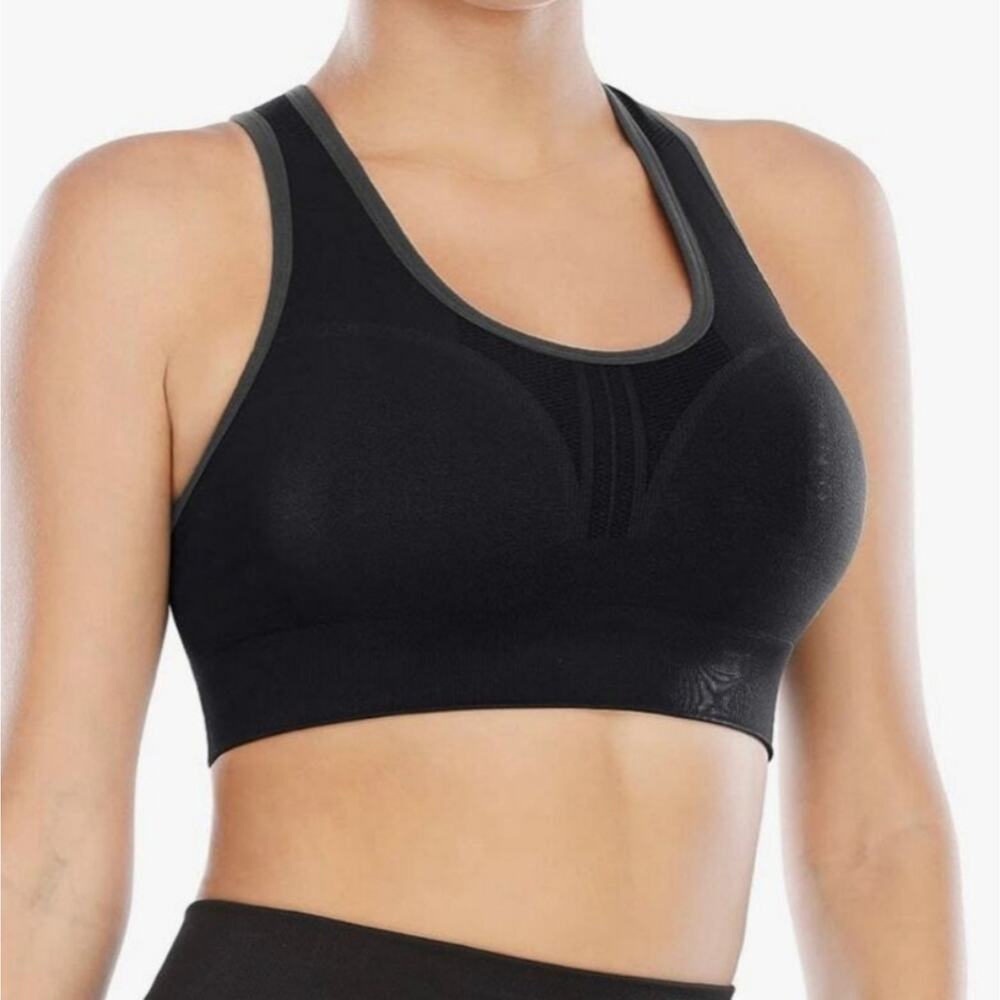 NWT Healthyoga  Racerback Compression Sports Bra Highimpact Size XXXL